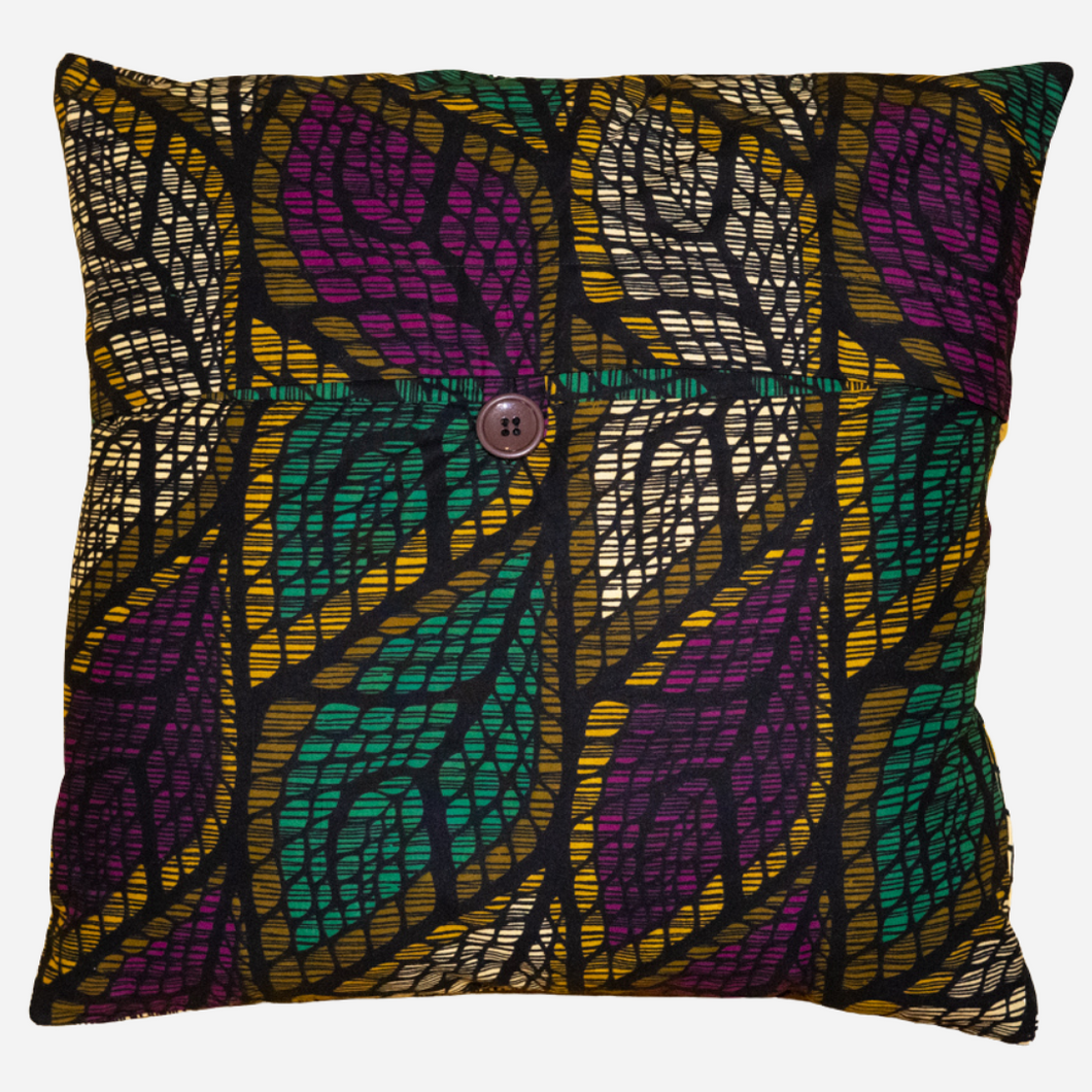 Ankara Petal Print Pillow